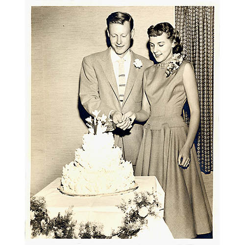 Fritz and Ida's Wedding in 1955