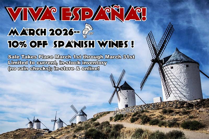 10% Off All Spanish Still Wines